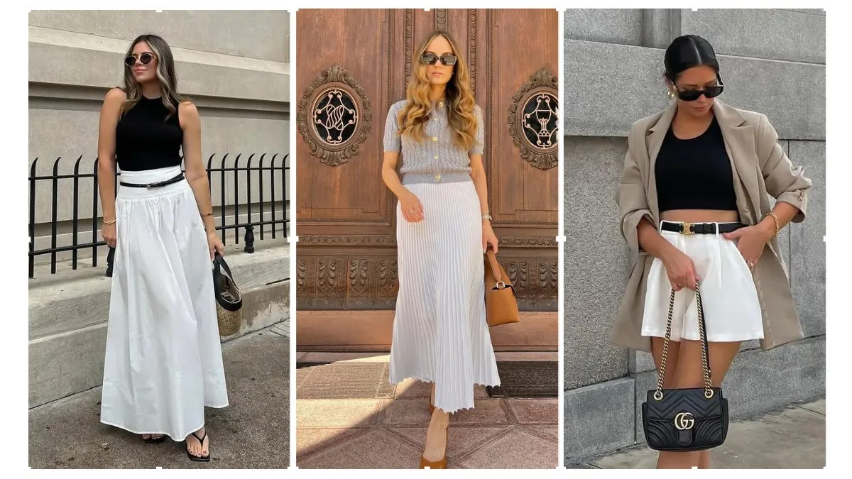 Effortless White Skirt Outfit Ideas For Every Season