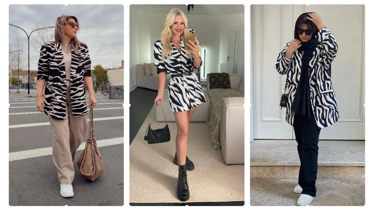 Zebra Blazer Outfit Ideas
