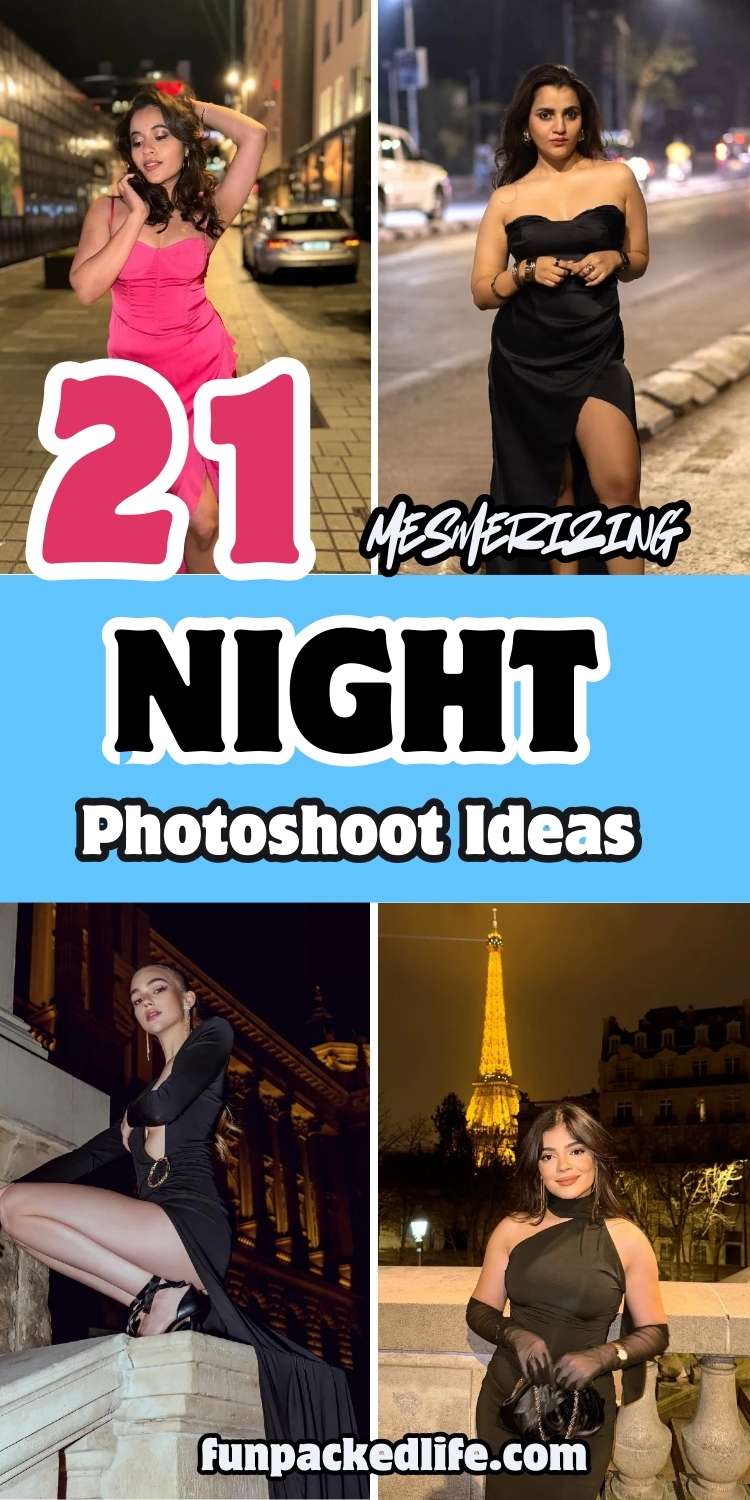 Night Photoshoot Ideas