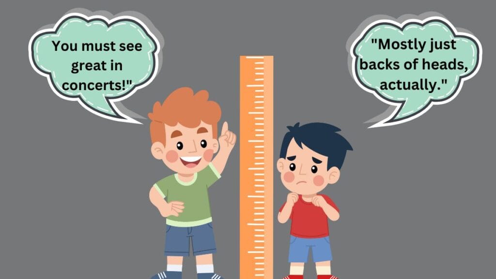 Short Comebacks for Tall People