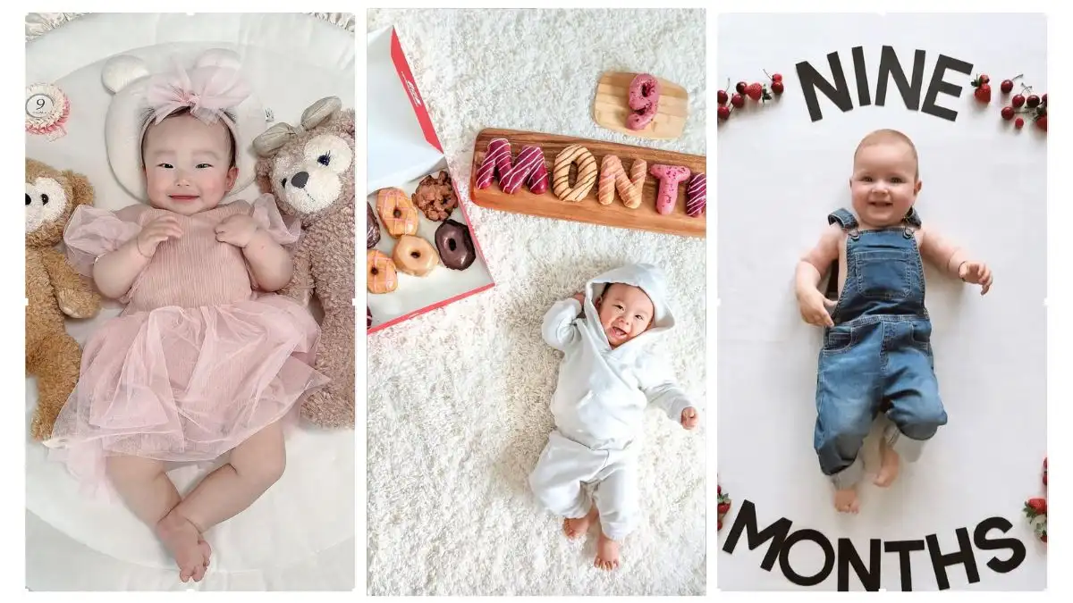 20 Beautiful 9-Months Baby Photoshoot Ideas At Home